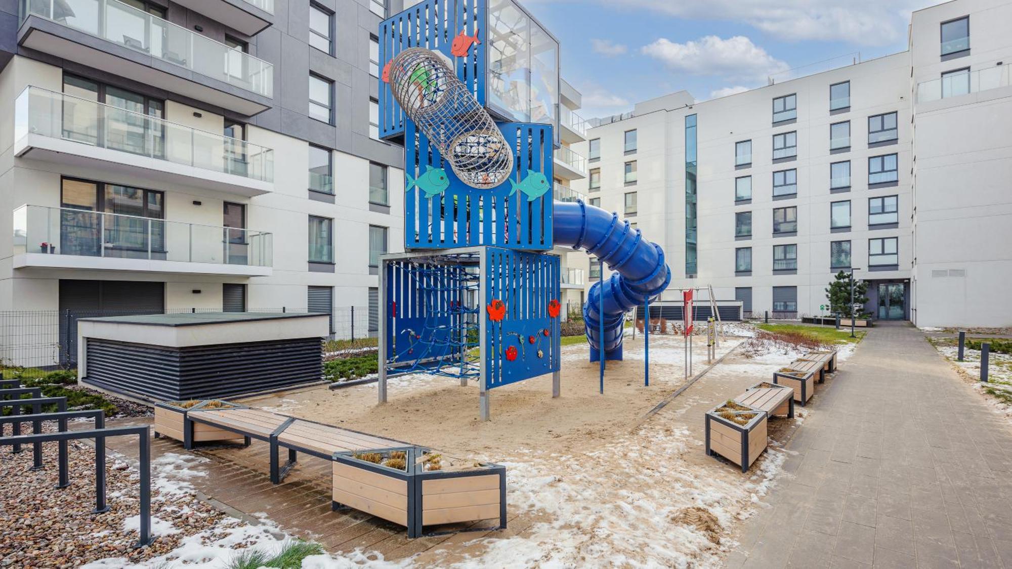 Apartamenty Sun & Snow Przystan Letnica Гданськ Екстер'єр фото